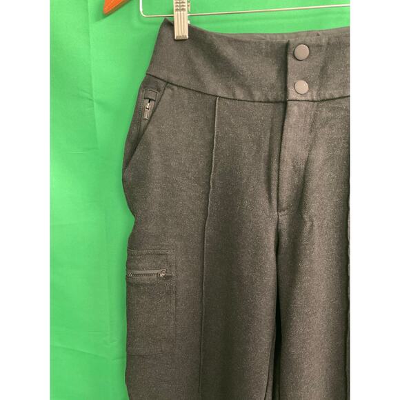 Athleta Women’s charcoal gray Venice Heathered Cargo pants size 2 - Picture 3 of 8